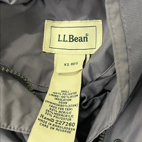 L.L. Bean Purple Puffer Jacket Women’s Size XS - Picture 2 of 11